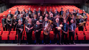 Groepsfoto harmonieorkest